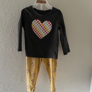 Cat and Jack 18 month baby girl set